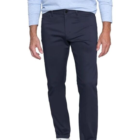 English Laundry Men’s 4 Way Stretch Fabric Straight Fit Midweight Pant - Picture 1 of 6